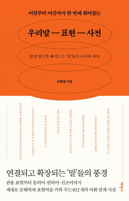 어원부터 어감까지 한 번에 휘어잡는우리말 표현 사전:알면 알수록 빠져드는 '말'들의 사이와 차이, 태학사, 조항범