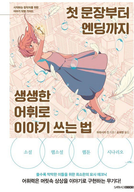 첫 문장부터 엔딩까지 생생한 어휘로 이야기 쓰는 법, 삼호북스, 히데시마 진