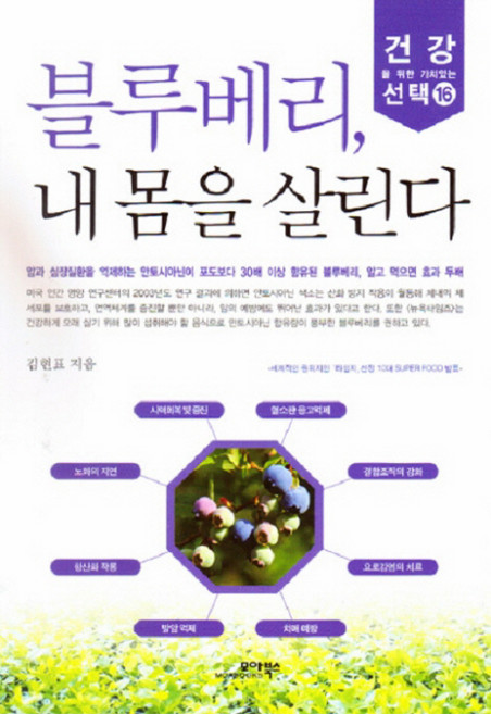 블루베리 내 몸을 살린다, 모아북스, 김현표