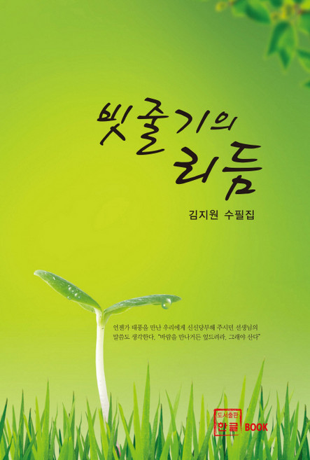 빗줄기의 리듬:김지원 수필집, 한글, 김지원 저