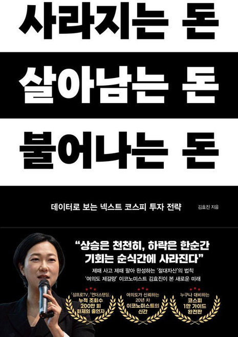 사라지는 돈 살아남는 돈 불어나는 돈:데이터로 보는 넥스트 코스피 투자 전략, 페이지2북스, 김효진