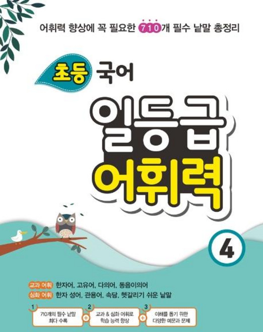 초등 국어 일등급 어휘력 4, 꿈을담는틀