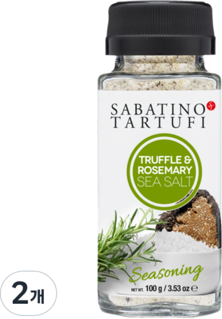 SABATINO TARTUFI 松露與迷迭香海鹽, 100g, 2個