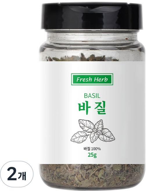 신선약초 바질, 25g, 2개