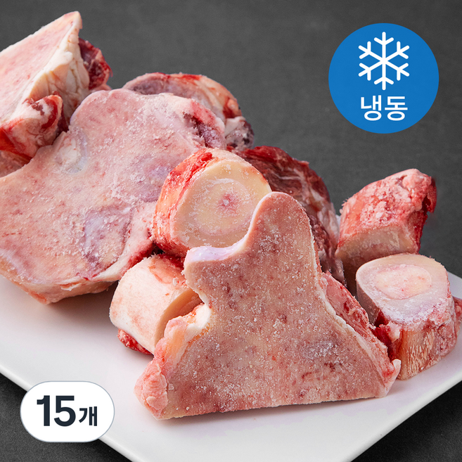 사조프레시미트 호주산 수입우사골 탕용 3~5cm 절단 (냉동), 1kg, 15개