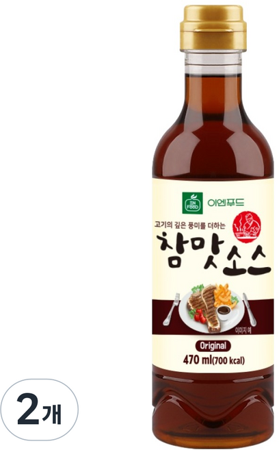 이엔 참맛소스, 470ml, 2개