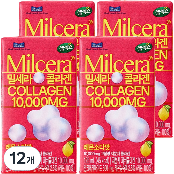 Selex Milcera 膠原蛋白飲品 10000, 125ml, 12入
