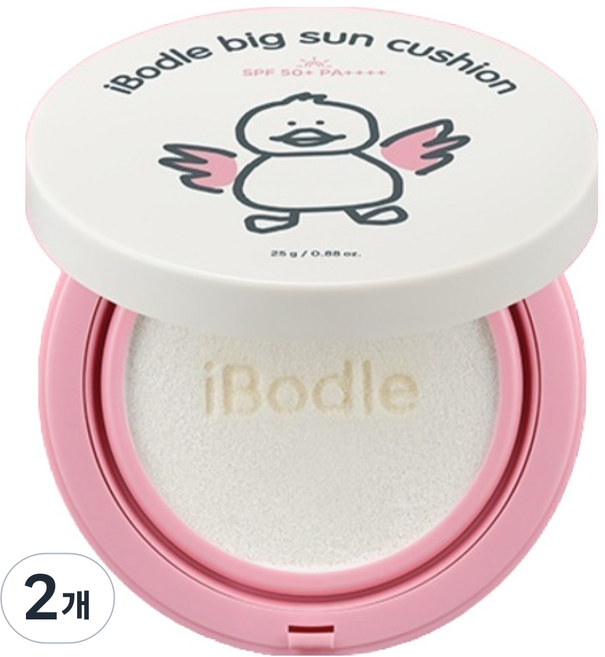 아이보들 유아용 빅 선 쿠션 SPF50+ PA++++, 25g, 2개