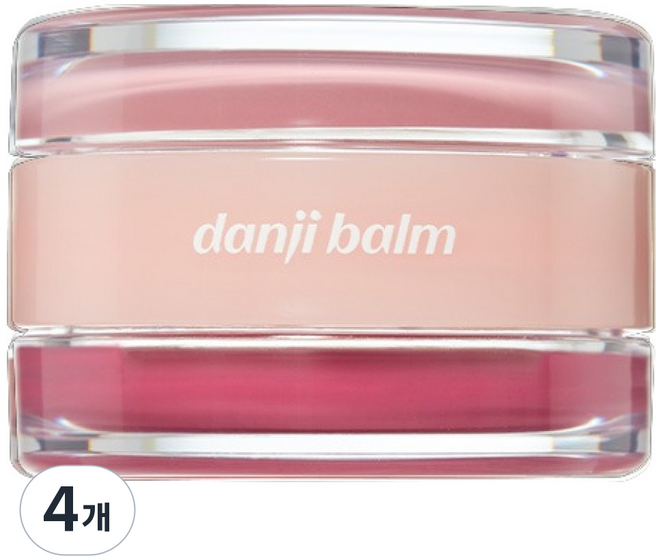 ETUDE 最佳雙色罐裝潤唇膏, 4號 覆盆莓沙灘 + 墜入覆盆莓, 4個