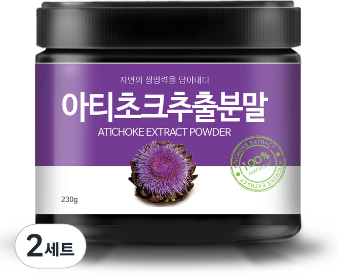 올바른습관 아티초크추출분말 230g + 계량스푼, 2세트