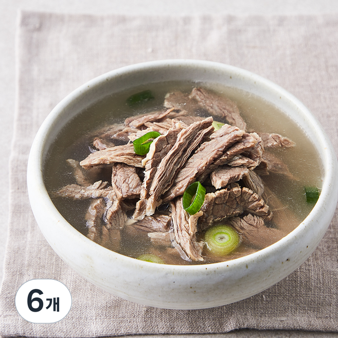 모두의집밥 한우고기 듬뿍 사골곰탕, 250g, 6개