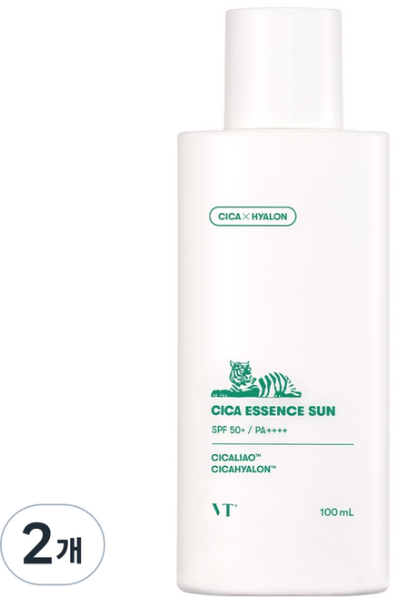 브이티코스메틱 시카 에센스 선 SPF50+ PA++++, 100ml, 2개