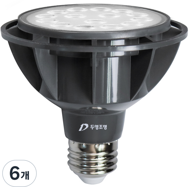 DOOYOUNG PAR30 聚光型 LED 燈泡 15W S 30K-22, 6個, 燈泡色
