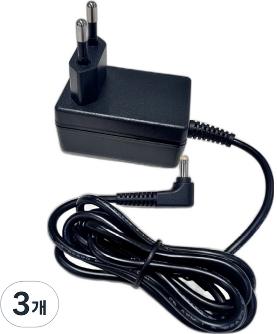 오므론 HEM-1901T2 혈압계 전용 아답터, HHP-KSH02, 3개