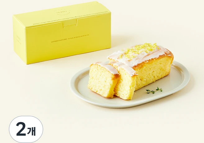 베즐리 레몬파운드, 310g, 2개 - 쿠팡