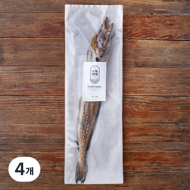 강릉상회 북어한마리 통황태 (냉동), 4개, 170g
