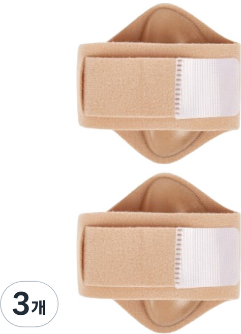 휴올리 족저근막 발 실리콘 아치패드 스킨 2p, 3개