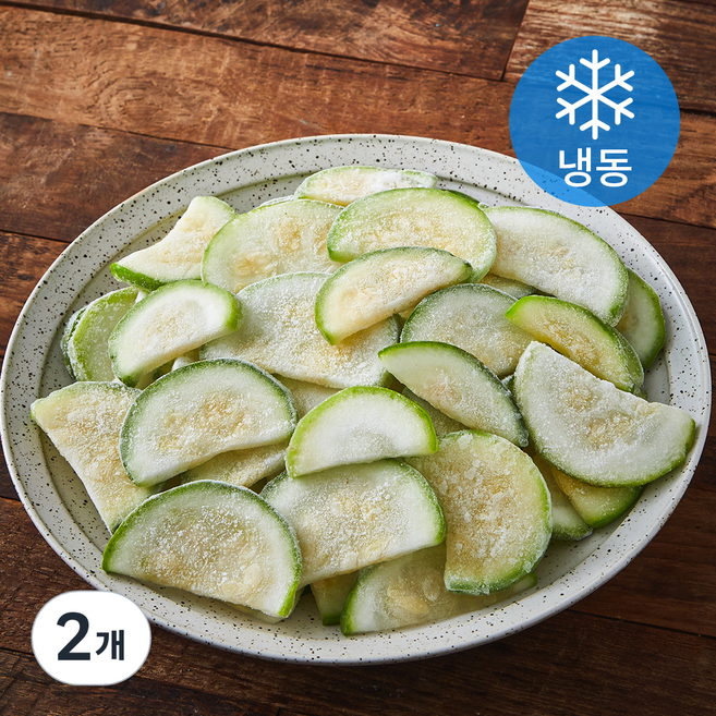 애호박 슬라이스 (냉동), 2개, 1kg