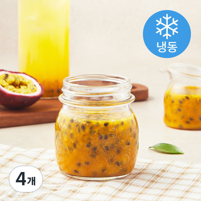 패션후르츠 퓨레 (냉동), 4개, 1kg