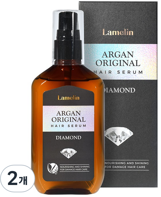 Lamelin 摩洛哥堅果經典護髮精華, 2個, 100ml