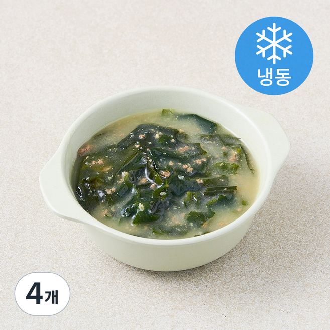 그리팅 한우 미역 덮밥 소스 (냉동), 180g, 4개