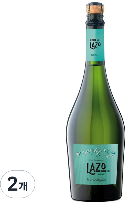 溫杜拉加 拉佐布魯無酒精氣泡酒, 2個, 750ml