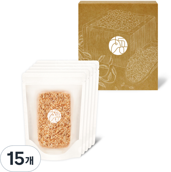 우리곡간 귀리누룽지, 120g, 15개