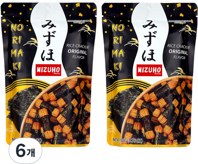 미즈호 노리마끼 오리지날, 50g, 6개