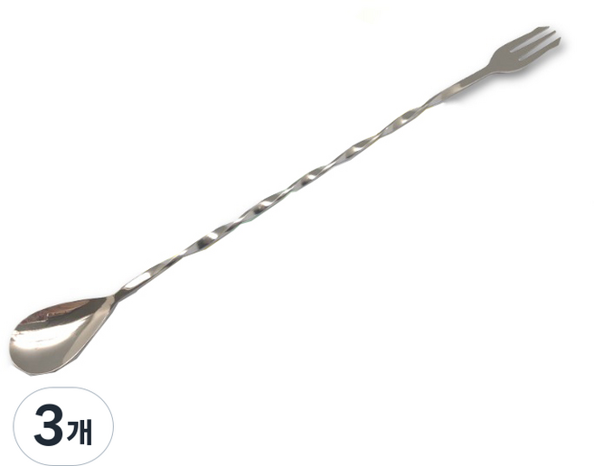 프랜드커피 바 스푼 대, 실버, 3개