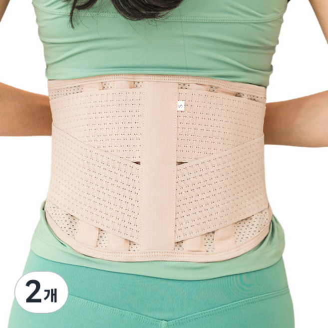 소프트홀 허리보호대 CB-7515, 2개