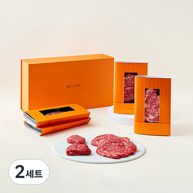 설로인 한우 1등급 등심 600g + 1++(7) 불고기용 600g (냉장), 2세트