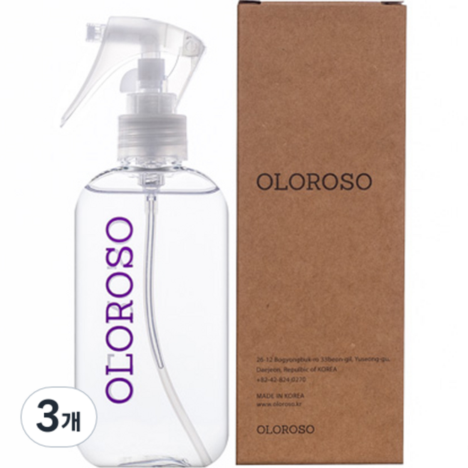 오로로쏘 퍼퓸드 멀티 룸스프레이 섬유향수 오렌지블로썸, 150ml, 3개, 과일/트로피칼향