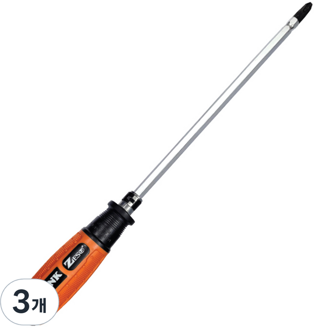 ZEST 坦克 兩用鎚擊螺絲起子 Z-K2 5.0 5 x 150 mm, 3個