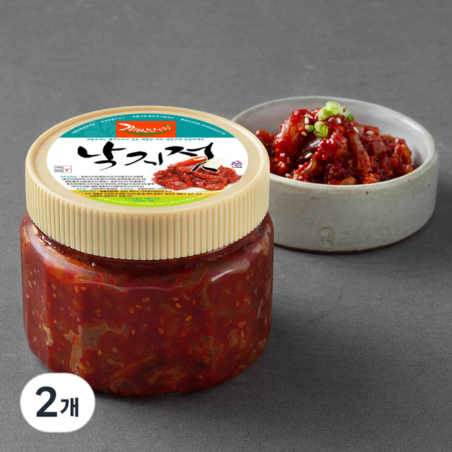 강경신안상회 낙지젓 (냉장), 500g, 2개
