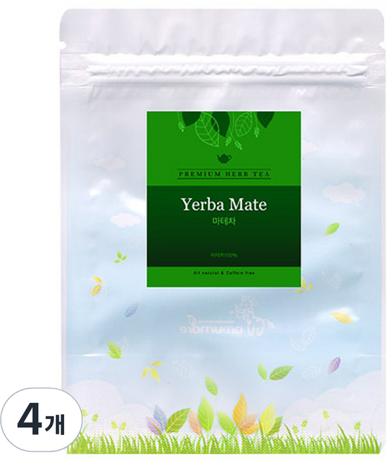 Areumdre 優質三角瑪黛茶茶包, 25入, 4個, 1.3克