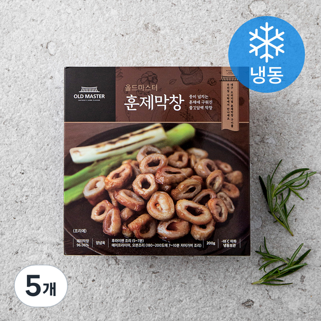 올드마스터 훈제막창 (냉동), 200g, 5개