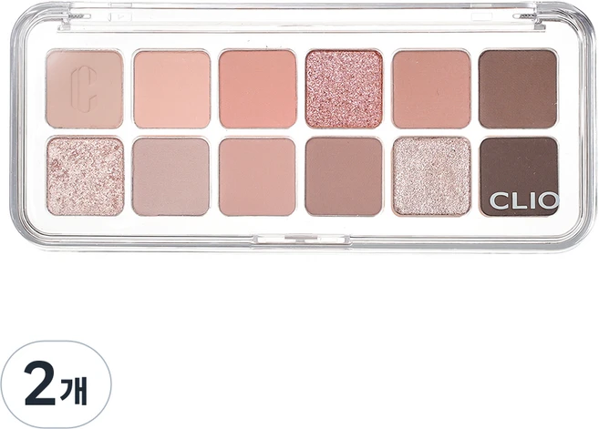 클리오 프로 아이 팔레트 에어, 01 코랄스튜디오, 2개 - 쿠팡