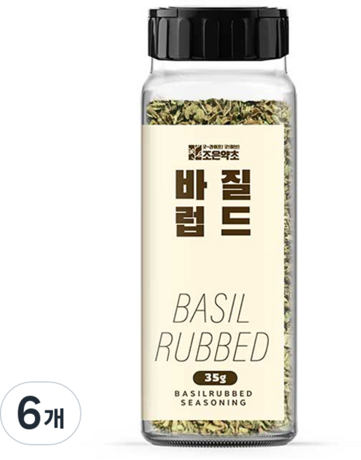조은약초 바질 럽드, 35g, 6개