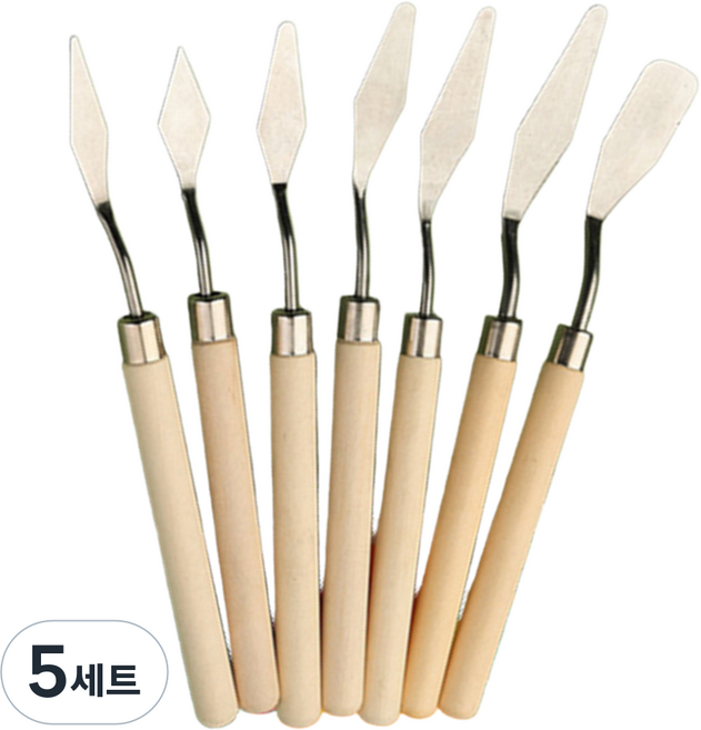 Modian 原木美術用油畫刀7件組, 5套