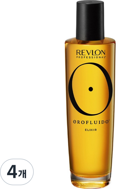 REVLON 露華濃 專業黃金液體精華 驚豔絲滑與光澤護髮油, 4個, 100ml