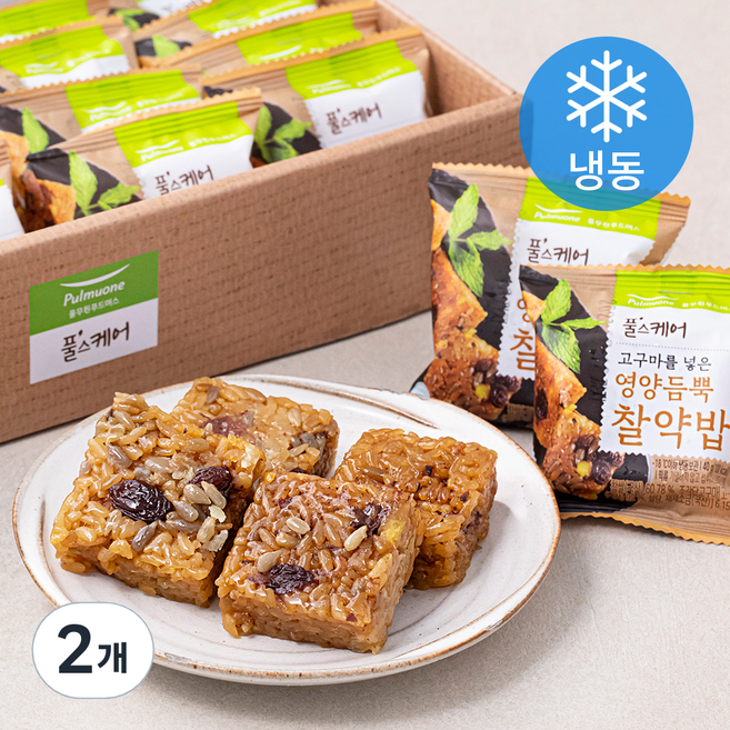 풀무원 풀스케어 고구마를 넣은 영양듬뿍 찰약밥 (냉동), 40g, 20개입, 2개