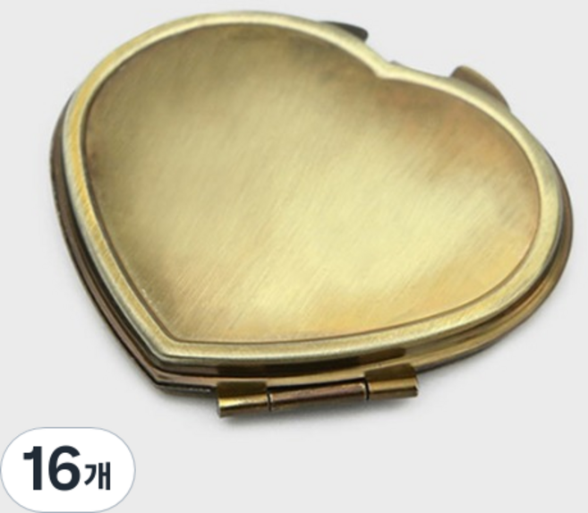 해피베어스 하트 손거울, 앤틱골드, 16개