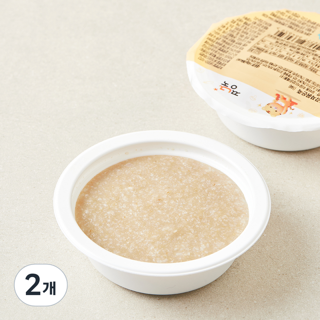 짱죽 초기 7개월 이유식 한우 감자 묽은죽, 140g, 2개