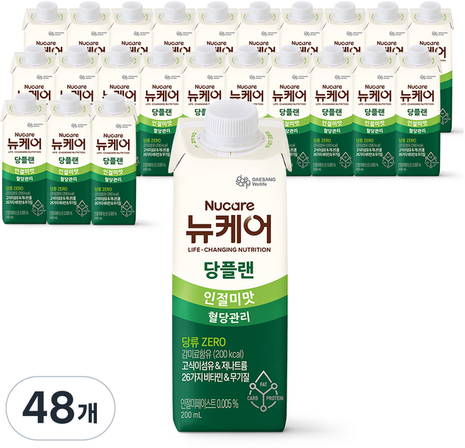 뉴케어당플랜 인절미맛 영양식, 200ml, 48개