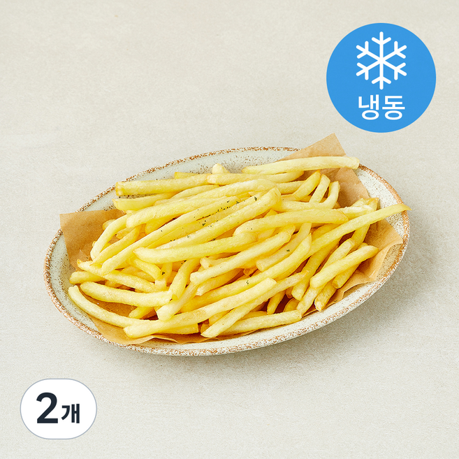 스노우밸리 심플프라이 슈스트링 감자튀김 (냉동), 2kg, 2개
