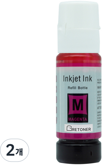 엡손 호환 무한 리필 잉크 001 T03Y, 빨강(001 T03Y300), 2개