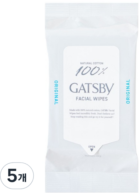 갸스비 훼이셜 페이퍼 쿨 타입, 42매입, 5개