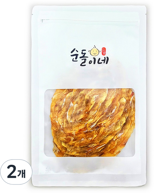 순돌이네 두꺼운 조미쥐포, 2개, 500g
