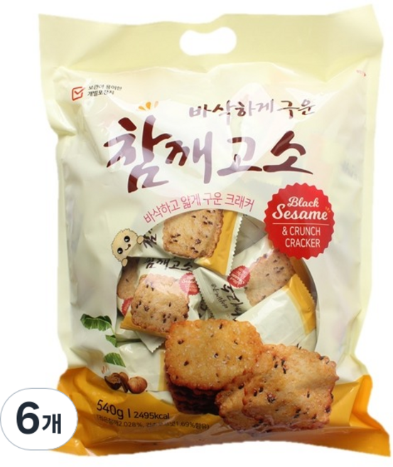 참깨고소, 540g, 6개