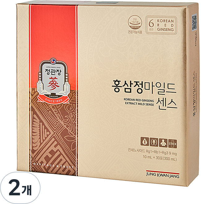 Hongsamjong 溫和口感, 300ml, 2個